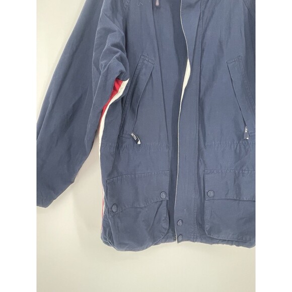 Vintage NAUTICA PERFORMANCE Embroidered Spell Out Sailing Jacket Coat Size XL - Picture 5 of 16